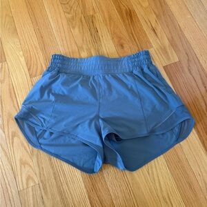 Blue Lululemon Hotty Hot Shorts Size 6 2.5”